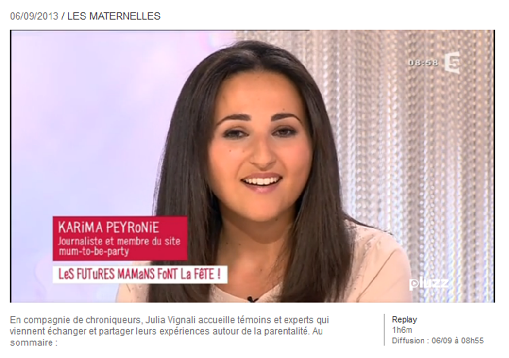 Les-Maternelles-emission-6-septembre-2013-Mum-to-be-Party