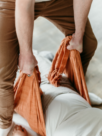 écharpe rebozo valise de maternité