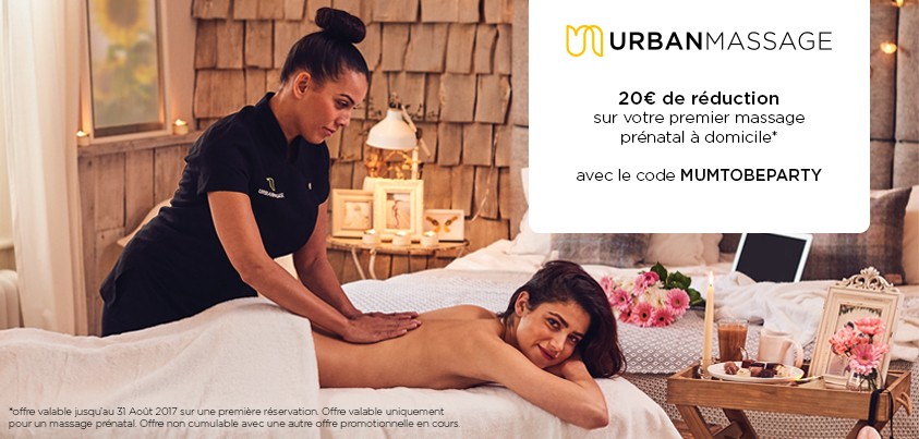 Bon plan Urban massage mumtobeparty