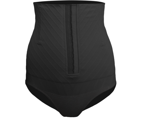Culotte haute gainante post césarienne C-Section noire-0