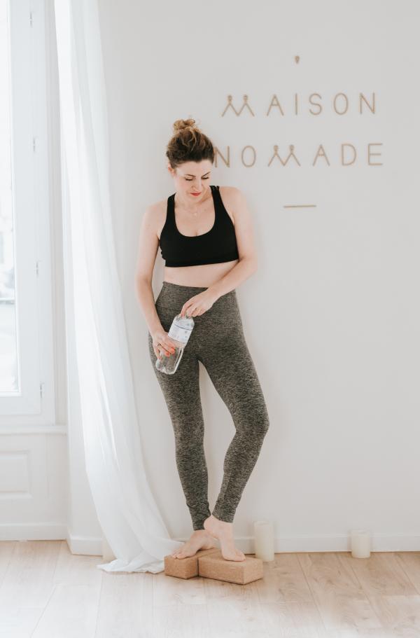 Legging gainant post grossesse Mother Tucker Gris Chiné-0