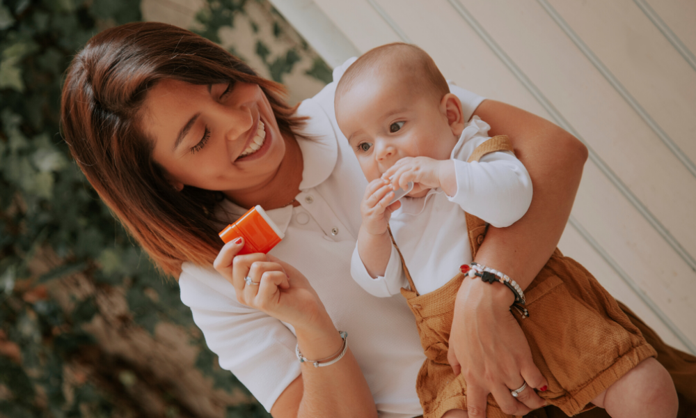 Sac coffret cadeau maman bébé stick naturel