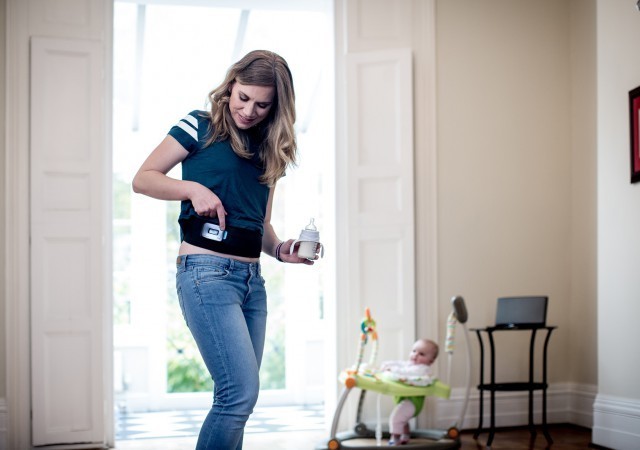 La ceinture de tonification abdominale Slendertone testée par une jeune maman