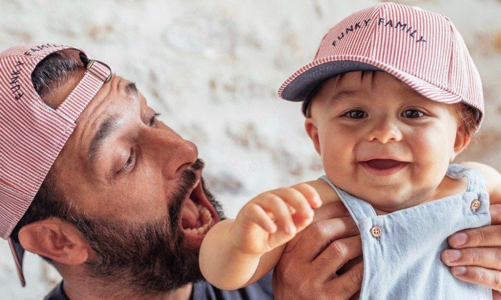 Idée cadeaux papa casquette assortie père enfant Chamaye