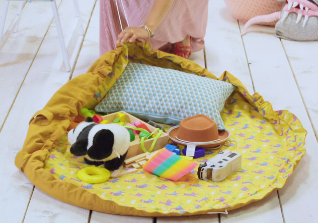 Tuto : réalisez un sac de jouets nomade en tissu pour bébé