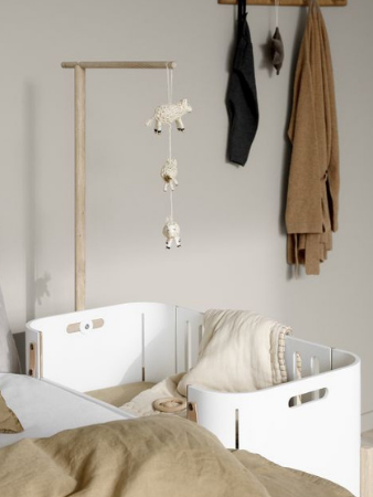 Lit Cododo Wood évolutif avec kit Blanc Oliver Furniture