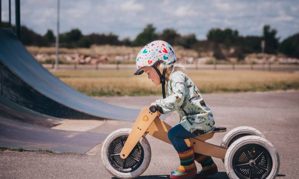 Draisienne Tricycle enfant en bois wishbone